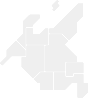 中部地方の地図
